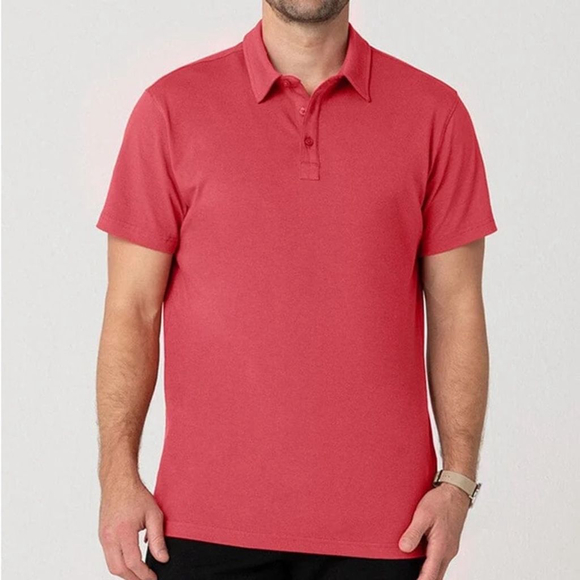 Swet Tailor ALL-IN POLO 95% Cotton 5% spandex in Crimson XL - Picture 1 of 3